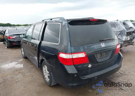 2007 Honda Odyssey Ex-L из США, поврежденный, VIN 5FNRL38737B068886